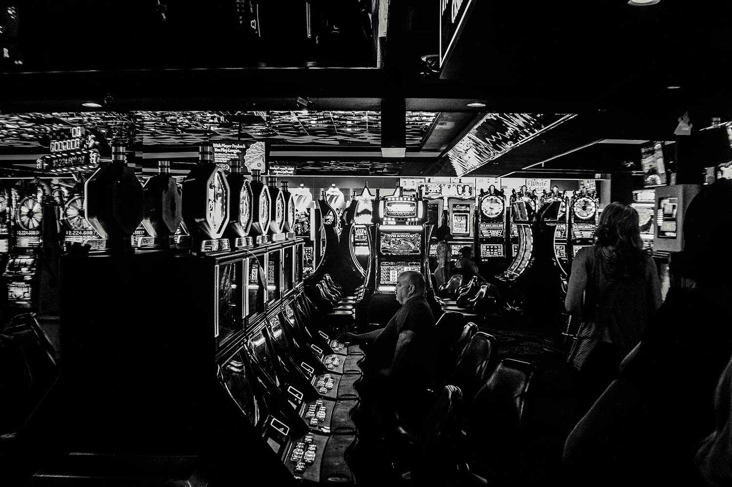Casino in Black and White