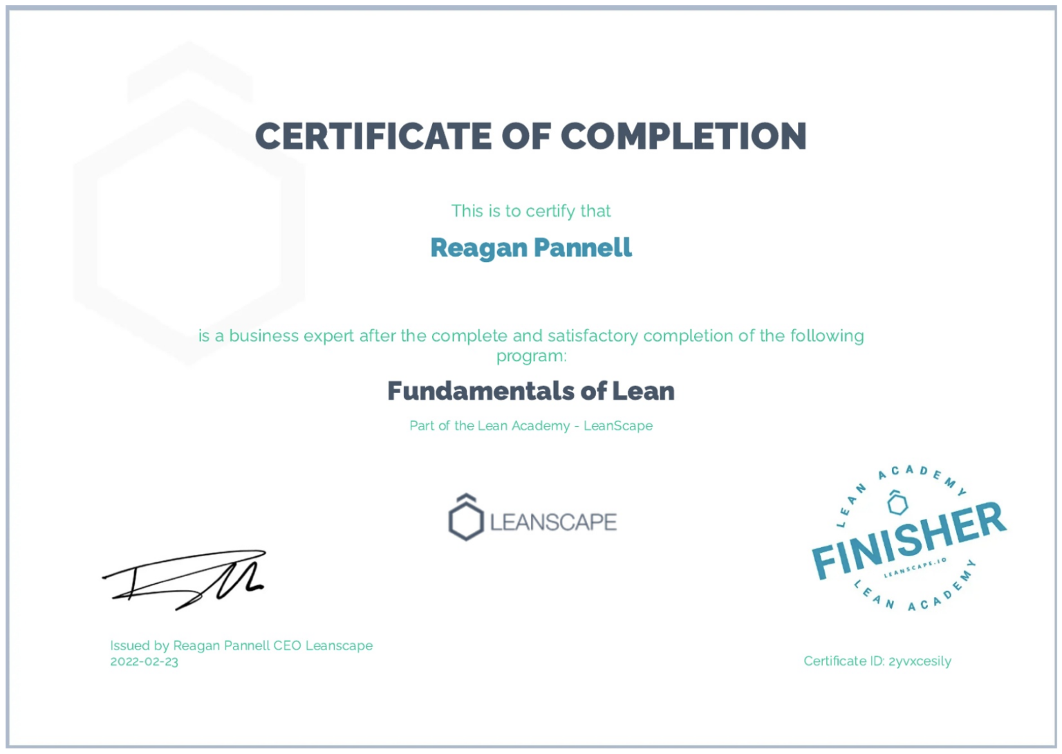 Fundamentals Of Lean Course | Lean Six Sigma Free Certification