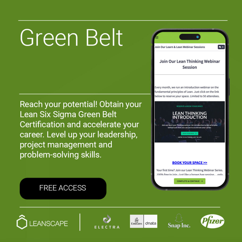 Lean Six Sigma Green Belt Course