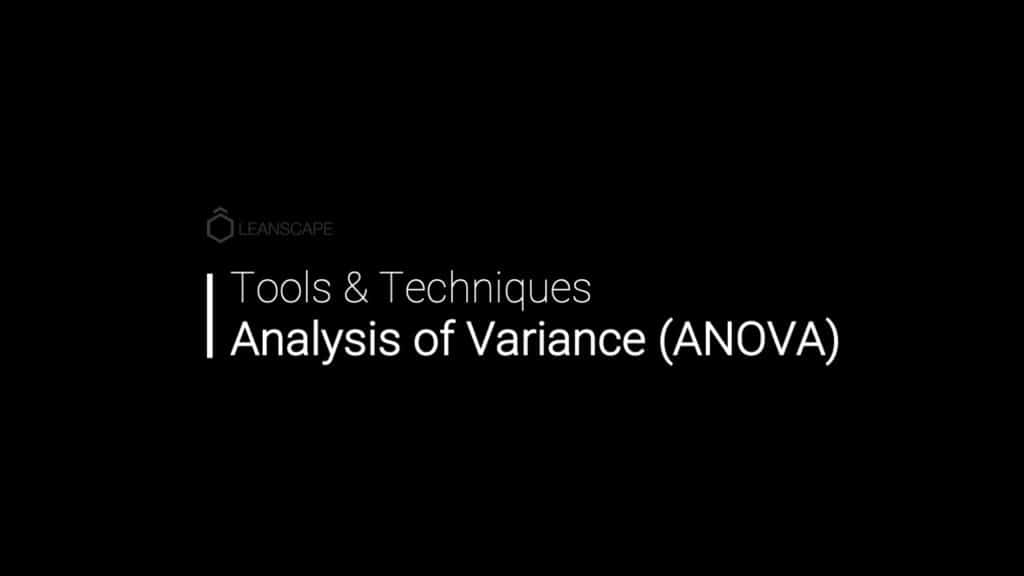 The Analysis of Variance (ANOVA) Explained
