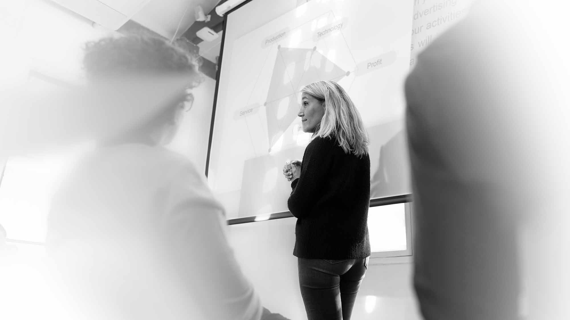 A roadmap illustrating the process of developing a clear strategic direction.