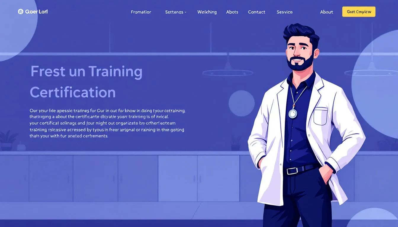 An individual receiving a certification for lean training.
